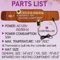 Biomat Belt Parts List